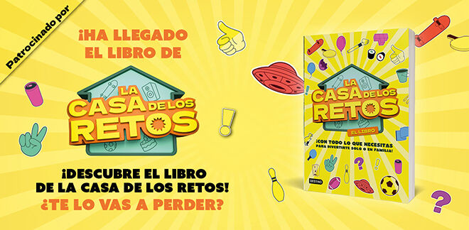 ¡El libro oficial de La casa de los retos ya está aquí!
