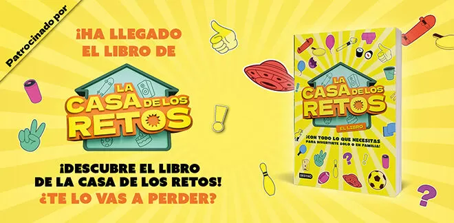 ¡El libro oficial de La casa de los retos ya está aquí!