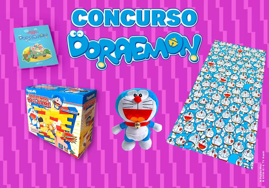 Concurso Doramon | Intenta ganar uno de los ocho super lotes de Doraemon