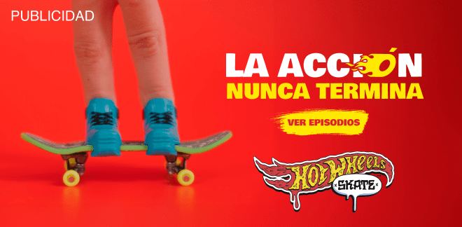 Del skate al boli, ¡una aventura sobre ruedas! - Hot Wheels Flush & Go Skate Bowl