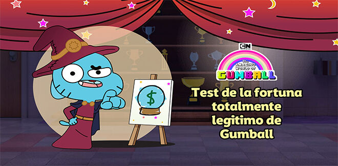 Test de la fortuna totalmente legitimo de Gumball