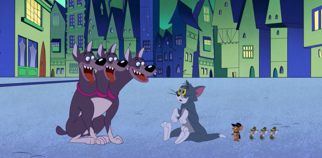 Stay away evil dogs - Tom and Jerry