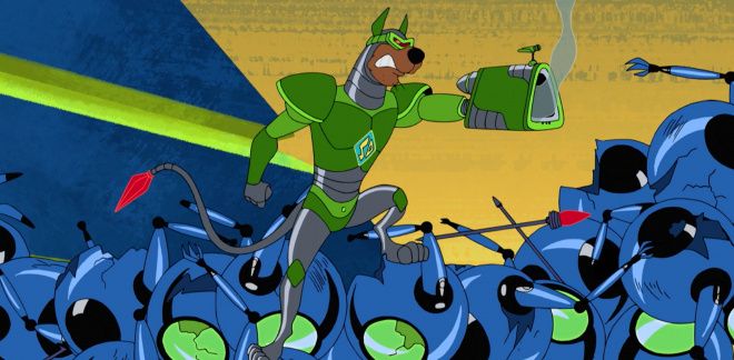 Cyborg Scooby and Shaggy Fight - Scooby-Doo and Guess Who? 