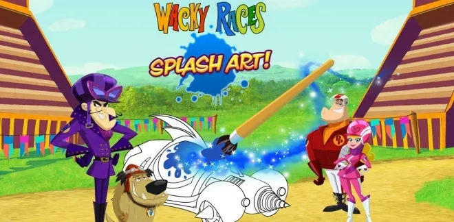 Wacky Races Splash Art