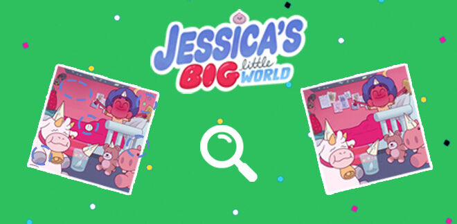 Jessicas große Welt - Finde den Unterschied
