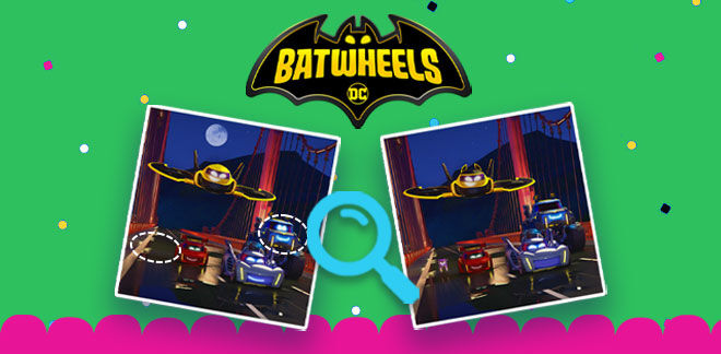 Batwheels - Le jeu des différences